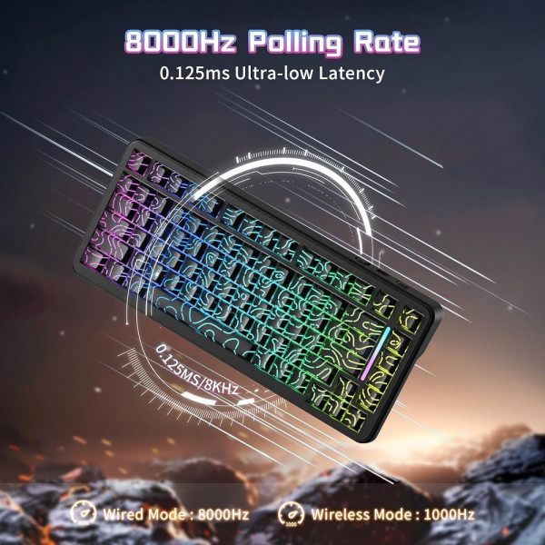 ATTACK SHARK X82 Pro HE Magnetic Switch (Black Contours) Claviers ATTACK SHARK, Ultra Pc Gamer Maroc