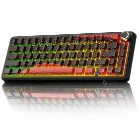 ATTACK SHARK X65 PRO HE Wireless Rapid Trigger Magnetic Switch (Red Contours) Claviers Powercolor, Ultra Pc Gamer Maroc