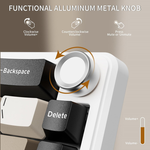 ATTACK SHARK X66 Blueberry Switch (Cheese White) Claviers ATTACK SHARK, Ultra Pc Gamer Maroc