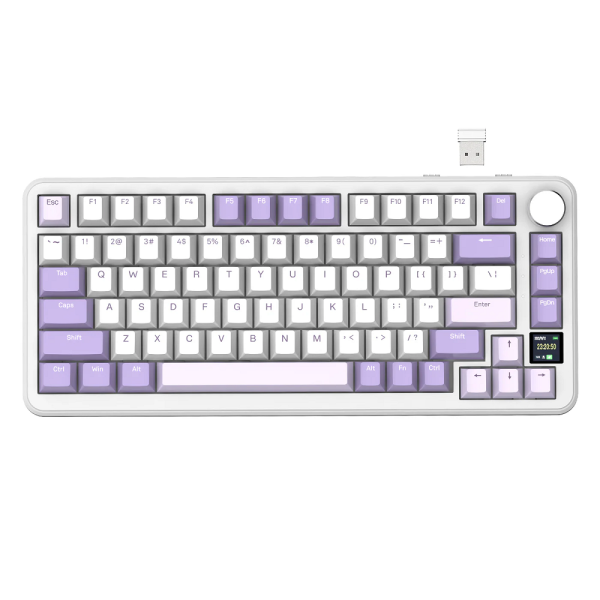 ATTACK SHARK X85 PRO Strawberry Switch (Lavender) Claviers ATTACK SHARK, Ultra Pc Gamer Maroc