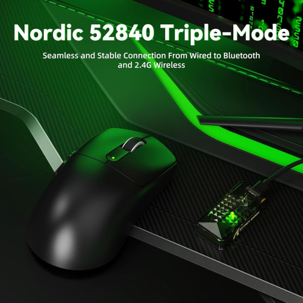 ATTACK SHARK V5 (Black) Souris ATTACK SHARK, Ultra Pc Gamer Maroc