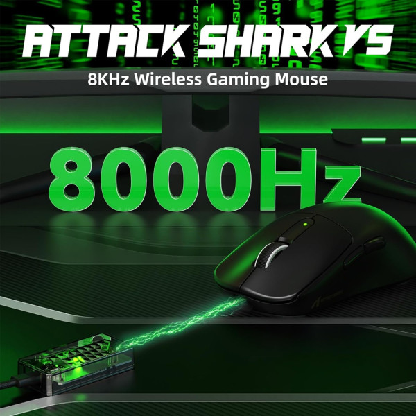ATTACK SHARK V5 (Black) Souris ATTACK SHARK, Ultra Pc Gamer Maroc