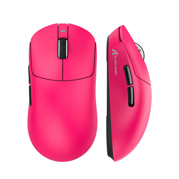 ATTACK SHARK X8SE (Berry Red) Souris ATTACK SHARK, Ultra Pc Gamer Maroc
