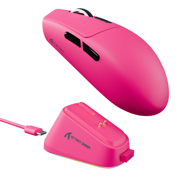 ATTACK SHARK G3 PRO (Berry Red) Souris ATTACK SHARK, Ultra Pc Gamer Maroc