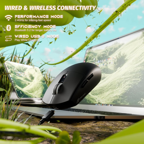 ATTACK SHARK G3 PRO (Black) Souris ATTACK SHARK, Ultra Pc Gamer Maroc