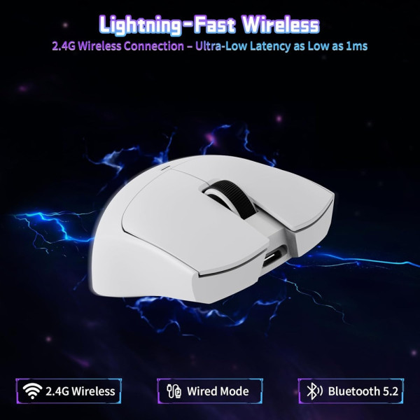 ATTACK SHARK X11 SE (White) Souris ATTACK SHARK, Ultra Pc Gamer Maroc