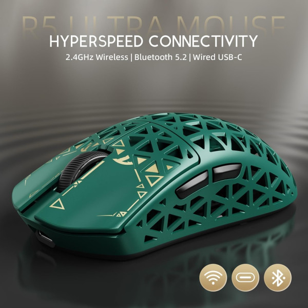 ATTACK SHARK R5 Ultra (Green) Souris ATTACK SHARK, Ultra Pc Gamer Maroc