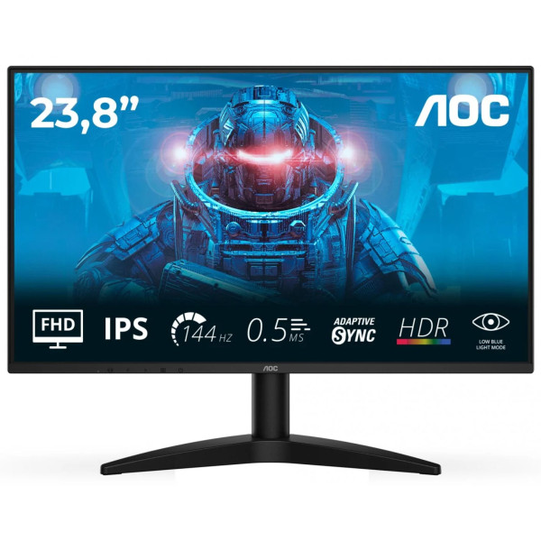 AOC 24B36X 23.8" IPS 144Hz 0.5ms Moniteurs Gamer AOC, Ultra Pc Gamer Maroc