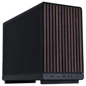 Lian Li A3 (Black/Wooden Panel) Les Minis Boitiers Lian Li, Ultra Pc Gamer Maroc