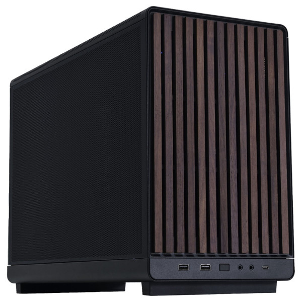 Lian Li A3 (Black/Wooden Panel) Les Minis Boitiers Lian Li, Ultra Pc Gamer Maroc