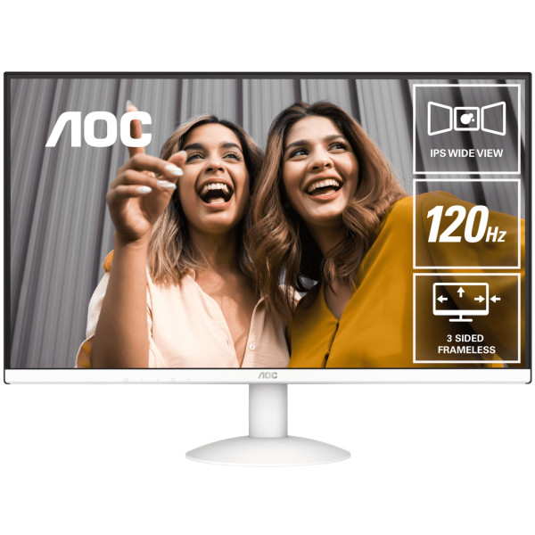 AOC 27B30H3 27" IPS 120Hz 1ms Blanc Moniteurs Gamer AOC, Ultra Pc Gamer Maroc