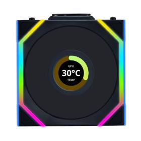 Lian Li UNI Fan SL Wireless LCD 120 Black Ventilateurs boîtier Lian Li, Ultra Pc Gamer Maroc