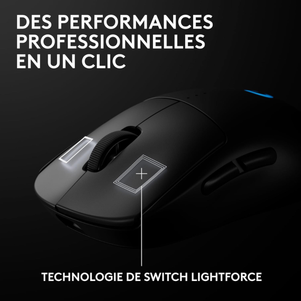 Logitech Pro 2 Lightspeed Wireless Noir Souris Logitech, Ultra Pc Gamer Maroc