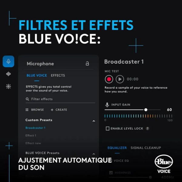 Logitech Yeti GX Dynamic RGB Gaming Noir Microphones Logitech, Ultra Pc Gamer Maroc