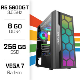 PC Gamer UltraPC Ryzen 5600GT/256GB SSD/8GB/Radeon Vega7 AMD Ryzen 5 UltraPC, Ultra Pc Gamer Maroc