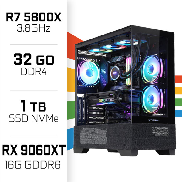 PC Gamer Ryzen 7 5800X/16GB/1TB SSD/RTX5060 AMD Ryzen 7 UltraPC, Ultra Pc Gamer Maroc