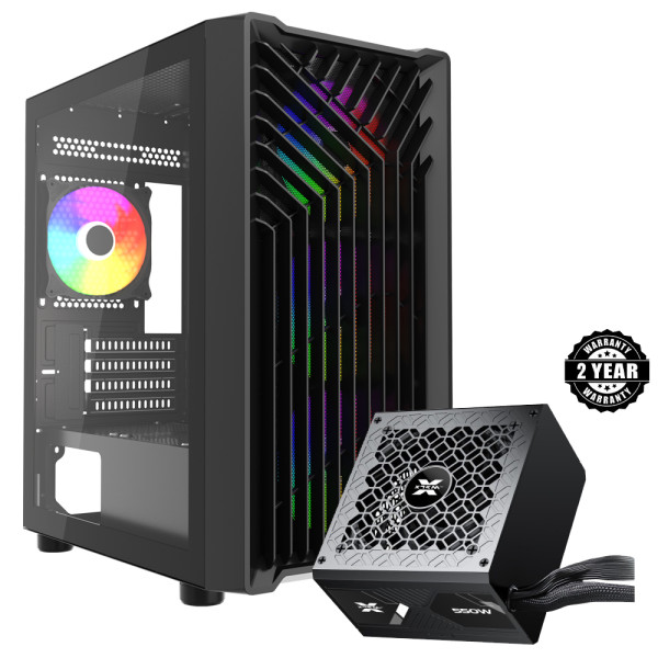 XTRMLAB LYNX V2 + XTRMLAB XP-550B 80+ BRONZE 550W ( 2 ANS GARANTIE ) Les Moyennes Tours XTRMLAB, Ultra Pc Gamer Maroc