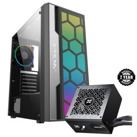 XTRMLAB SPIDER + XTRMLAB XP-650B 80+ BRONZE 650W ( 2 ANS GARANTIE ) Les Moyennes Tours XTRMLAB, Ultra Pc Gamer Maroc