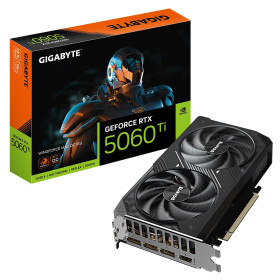 Gigabyte GeForce RTX 5060 Ti WINDFORCE MAX OC 16G NVIDIA Gigabyte, Ultra Pc Gamer Maroc