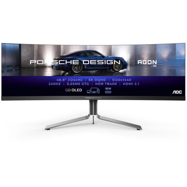 AOC AGON PRO PD49 49" QD-OLED 240Hz 0.03ms 5K Moniteurs Gamer AOC, Ultra Pc Gamer Maroc
