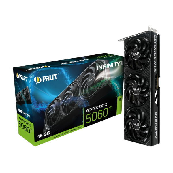 PALIT GeForce RTX 5060 Ti Infinity 3 16GB GDDR7 NVIDIA Palit, Ultra Pc Gamer Maroc
