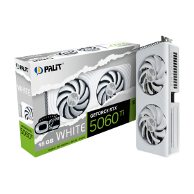 PALIT GeForce RTX 5060 Ti 16GB OC GDDR7 White NVIDIA Palit, Ultra Pc Gamer Maroc