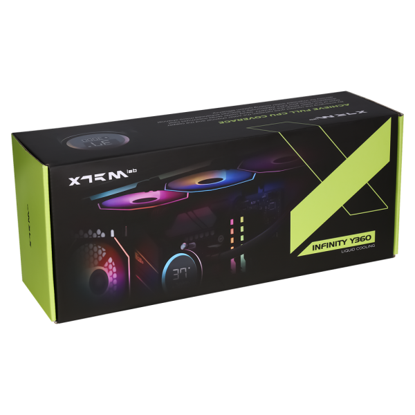 XTRMLAB Infinity Y360 DIGITAL (Black) Kits Watercooling XTRMLAB, Ultra Pc Gamer Maroc
