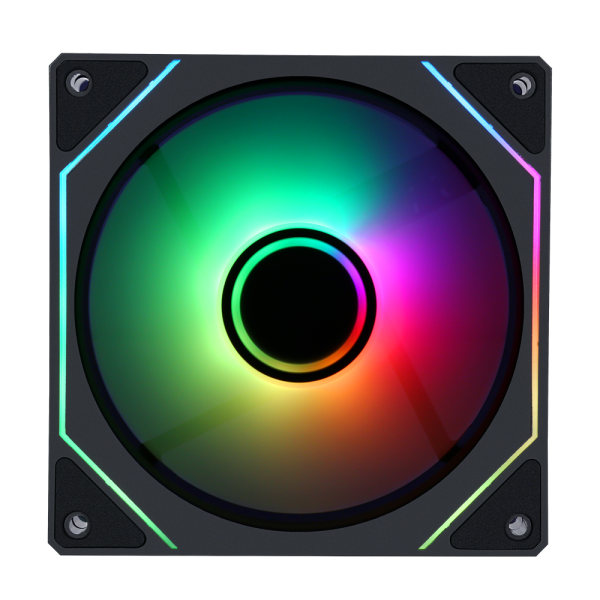 XTRMLAB XLF120 Mirror (Black) Ventilateurs boîtier XTRMLAB, Ultra Pc Gamer Maroc