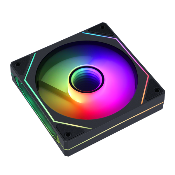 XTRMLAB XLF120 Mirror (Black) Ventilateurs boîtier XTRMLAB, Ultra Pc Gamer Maroc