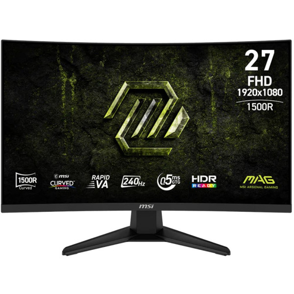 MSI MAG 275CF X24 27" 240Hz Curved Moniteurs Gamer MSI, Ultra Pc Gamer Maroc