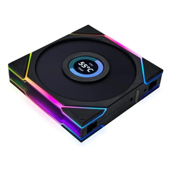Lian Li UNI Fan TL-LCD Wireless 120 Black Ventilateurs boîtier Lian Li, Ultra Pc Gamer Maroc