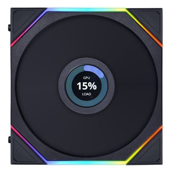 Lian Li UNI Fan TL-LCD Wireless 120 Black Ventilateurs boîtier Lian Li, Ultra Pc Gamer Maroc