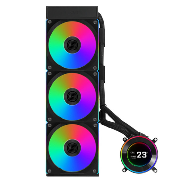 Lian Li HydroShift II LCD-C 360R (Black) Kits Watercooling Lian Li, Ultra Pc Gamer Maroc