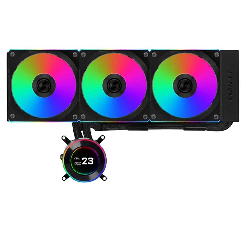 LIAN LI HYDROSHIFT II LCD-C 360CL Noir AIO Liquid Cooler (Black)