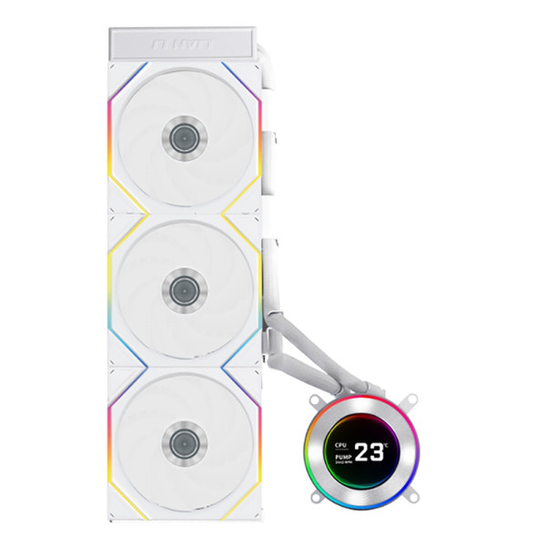 Lian Li HydroShift II LCD-C 360TL (White) Kits Watercooling Lian Li, Ultra Pc Gamer Maroc