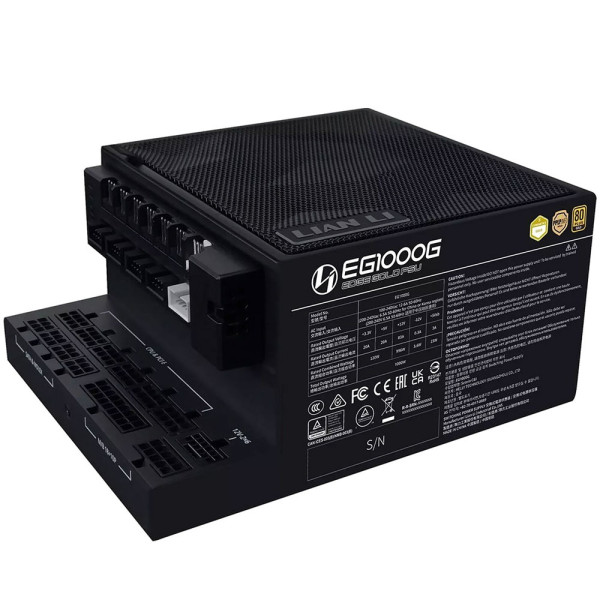 Lian Li Edge 1000 80PLUS GOLD 1000W (Black) - With Hub Plus de 900 W Lian Li, Ultra Pc Gamer Maroc