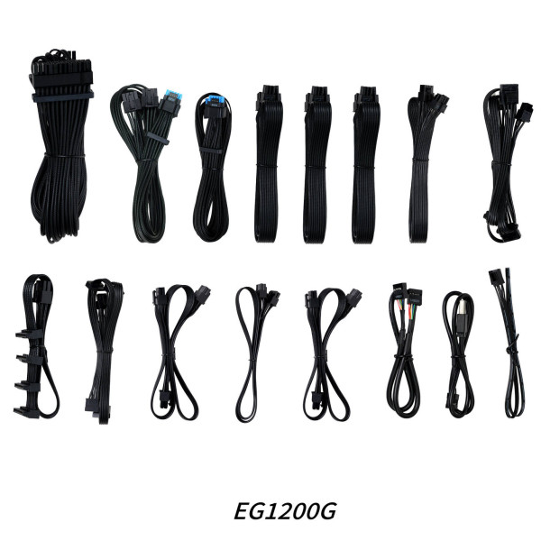 Lian Li Edge 1200 80PLUS GOLD 1200W (Black) - With Hub Plus de 900 W Lian Li, Ultra Pc Gamer Maroc