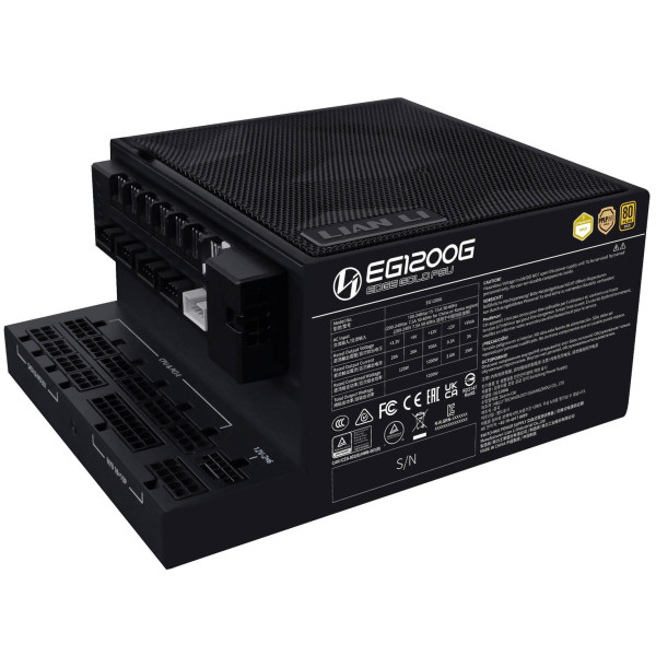 Lian Li Edge 1200 80PLUS GOLD 1200W (Black) - With Hub Plus de 900 W Lian Li, Ultra Pc Gamer Maroc