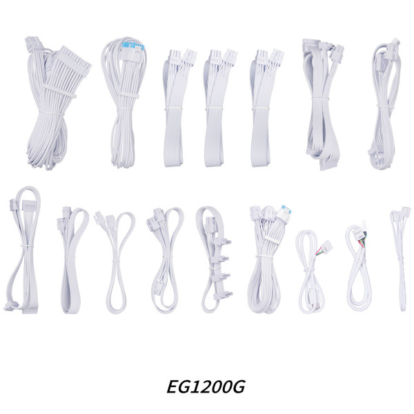 Lian Li Edge 1200 80PLUS GOLD 1200W (White) - With Hub Plus de 900 W Lian Li, Ultra Pc Gamer Maroc