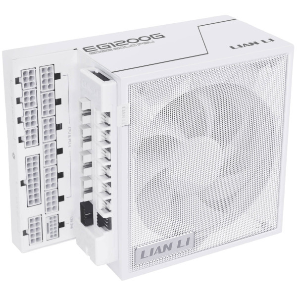 Lian Li Edge 1200 80PLUS GOLD 1200W (White) - With Hub Plus de 900 W Lian Li, Ultra Pc Gamer Maroc