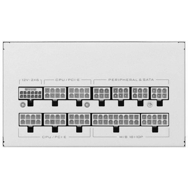 Lian Li SX 1000P Series 80PLUS PLATINUM 1000W (White) Plus de 900 W Lian Li, Ultra Pc Gamer Maroc