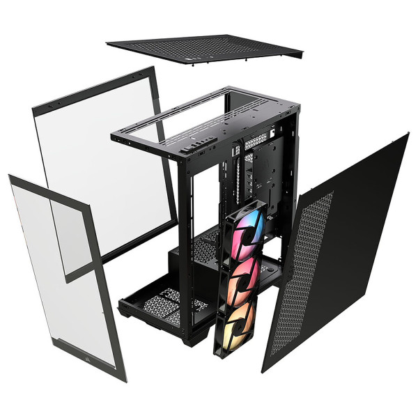 Corsair 3500X RS-R ARGB (Noir) Les Moyennes Tours Corsair, Ultra Pc Gamer Maroc