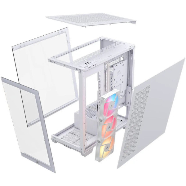 Corsair 3500X RS-R ARGB (Blanc) Les Moyennes Tours Corsair, Ultra Pc Gamer Maroc