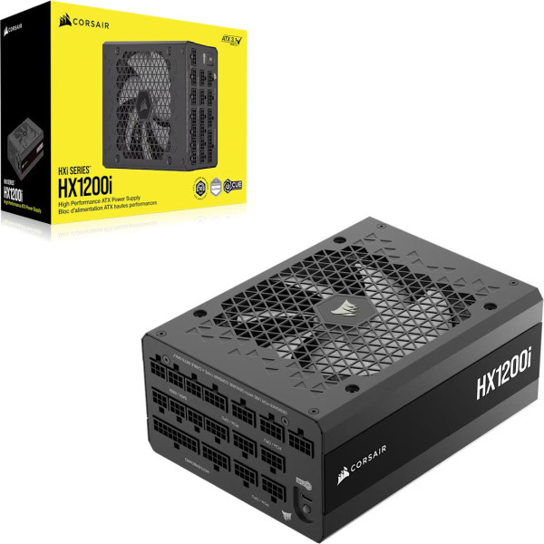 Corsair HX1200i 80PLUS Platinum ATX 3.1 Plus de 900 W Corsair, Ultra Pc Gamer Maroc