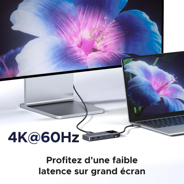 Ugreen HUB 6-in-1 USB-C Connectique UGREEN, Ultra Pc Gamer Maroc