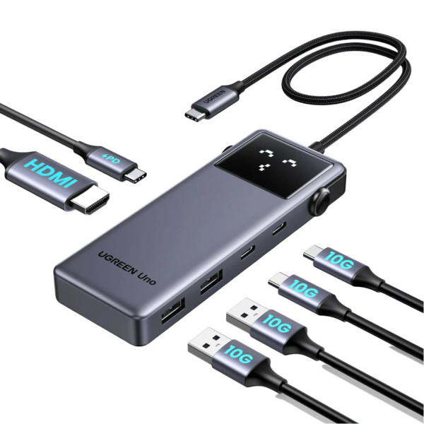 Ugreen HUB 6-in-1 USB-C Connectique UGREEN, Ultra Pc Gamer Maroc