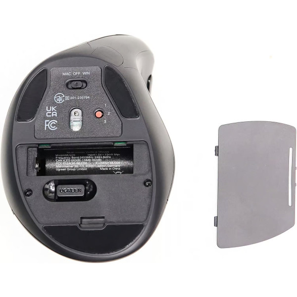 Ugreen Vertical Wireless MU008 Noir Souris UGREEN, Ultra Pc Gamer Maroc