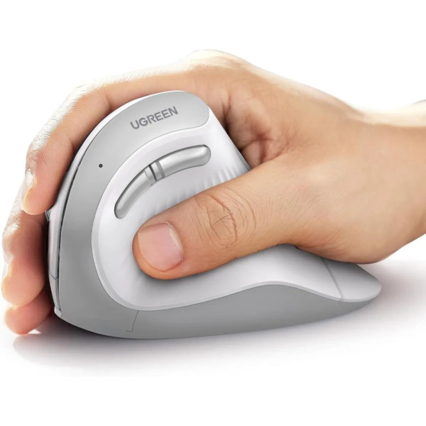 Ugreen Vertical Wireless MU008 Blanc Souris UGREEN, Ultra Pc Gamer Maroc