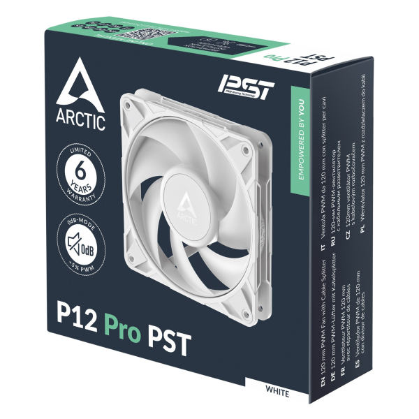 Arctic P12 Pro PST Blanc Ventilateurs boîtier Arctic, Ultra Pc Gamer Maroc