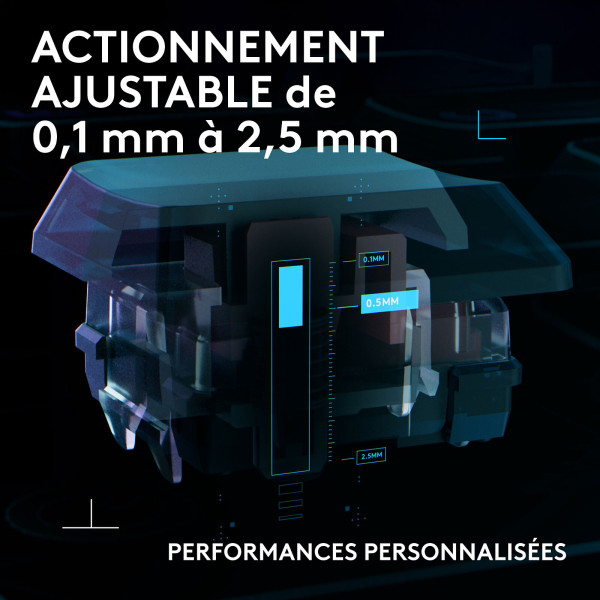 Logitech G G515 RAPID TKL Noir Claviers Logitech, Ultra Pc Gamer Maroc